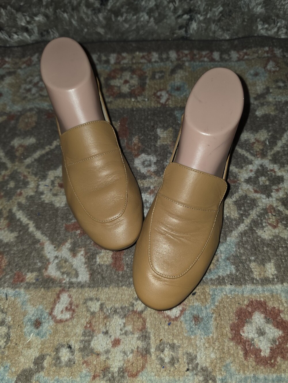 EVERLANE 'Day Loafer' Ballet Flats Caramel Tan Size 6 Very Nice Pre-owned!